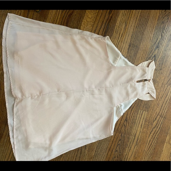 Light pink and sequin tank top NWOT - Picture 2 of 3